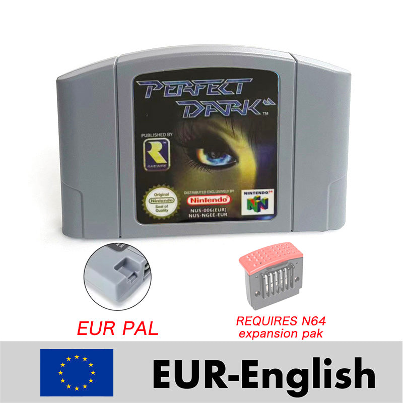 EUR PAL Version English Zelda Major Mask Resident Evil 2 Banjo Kazooie Mario Party 2 Game Cartridge for N64 Nintendo 64