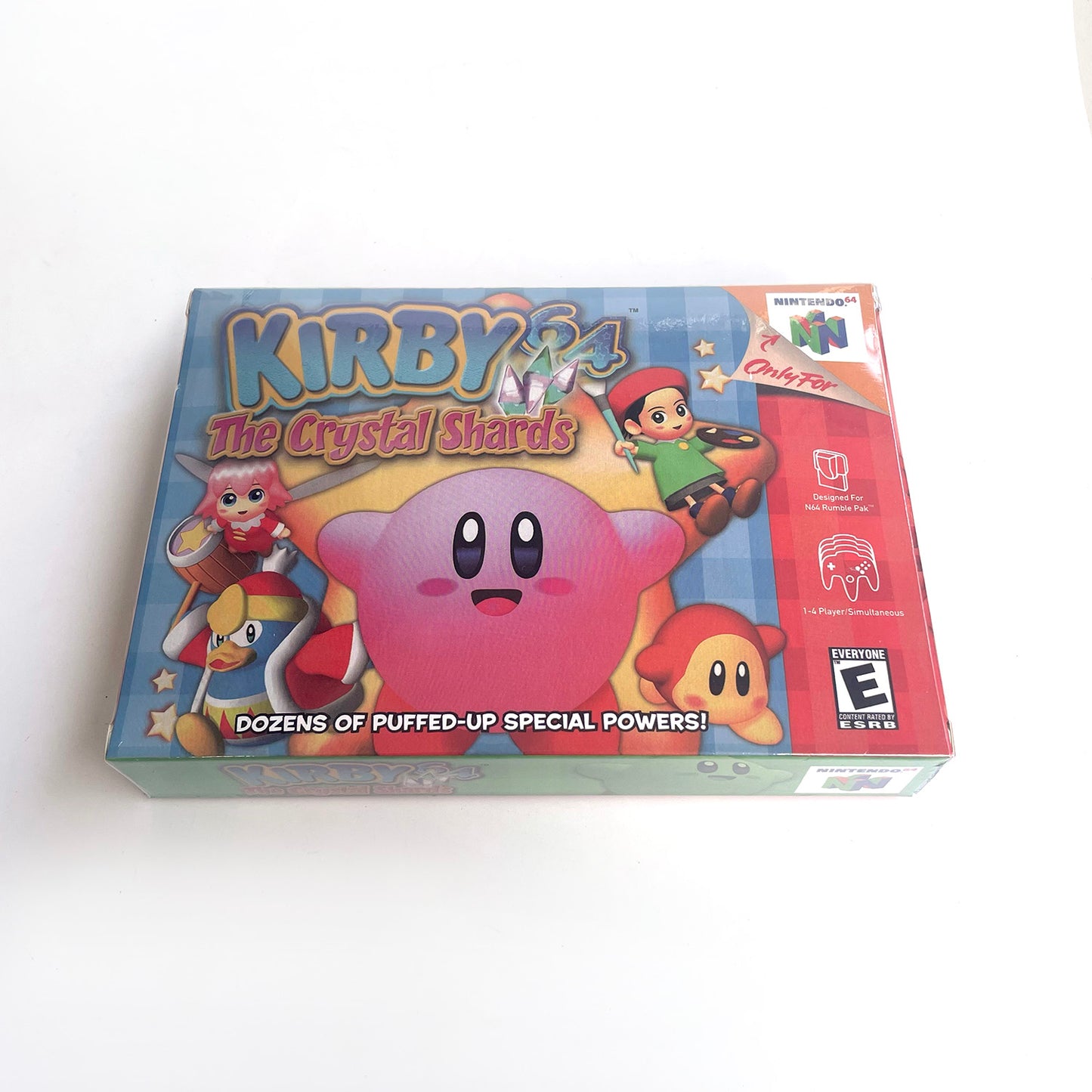 EUR PLA version English kirby 64 game cartridge with tray box for N64 Nintendo 64
