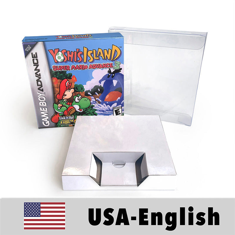 USA Englsih Super Mario Acvance 3 Game Cartridge Tray Box Nintendo for Gba Game Boy Advance