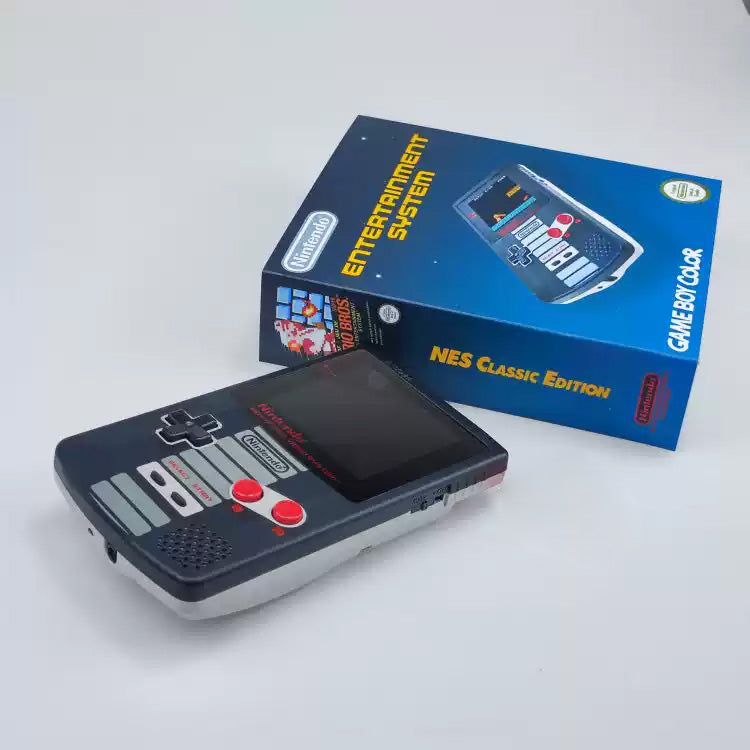 GBC GAMEBOY COLOR game console, high brightness handheld console, point-to-point full fit NES