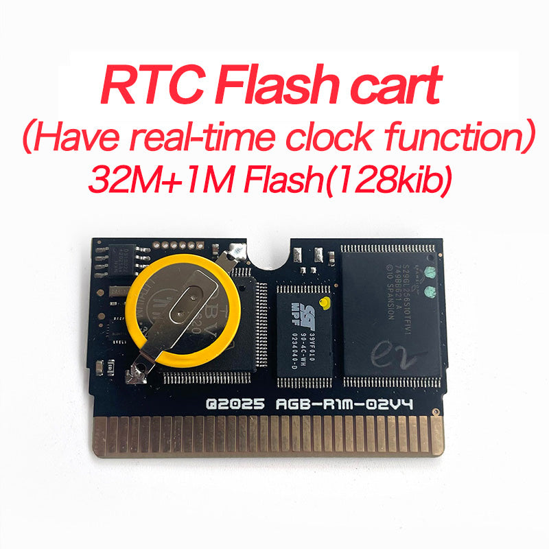 USA  English RTC Flash cart Pokemon emerald seaglass GBA Game Cartridge Video Game Console Card Rom Hack