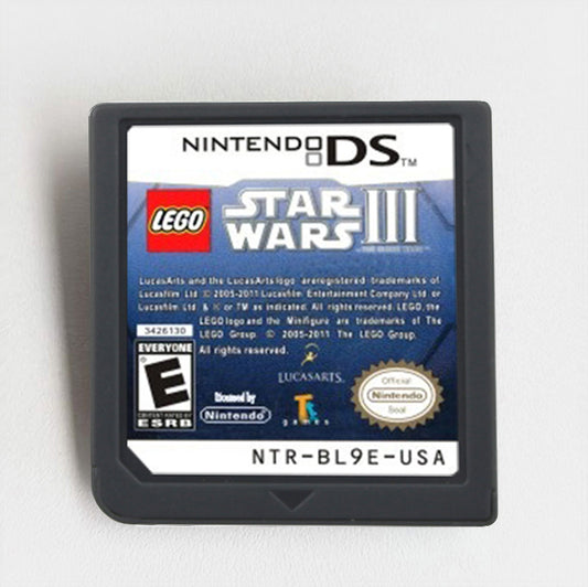 USA LEGO Star Wars III The Clone Wars DS Game cartridge for Nintendo Ds 3ds 2ds