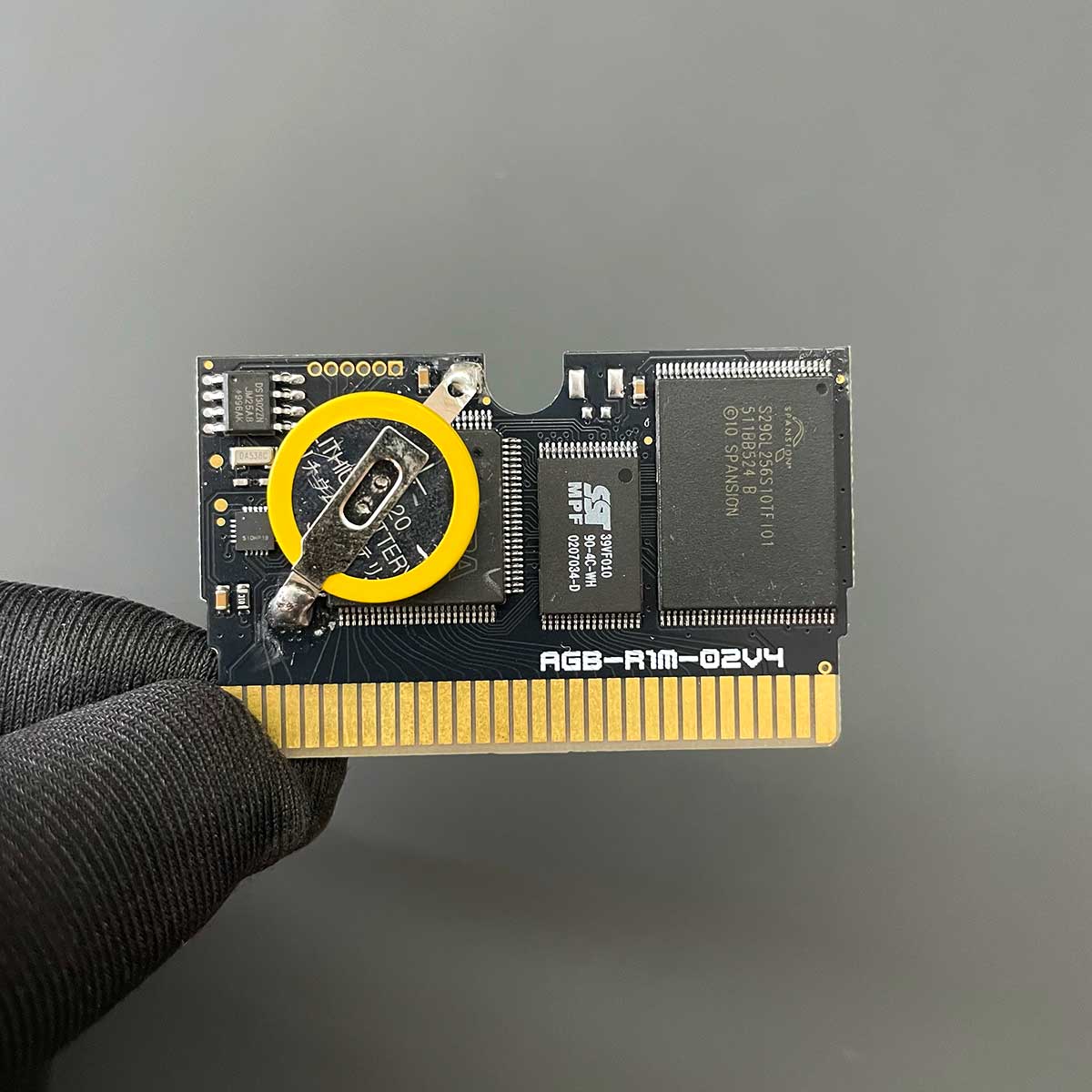 Retro Game Cartridge Black PCB With RTC (Real Time Clock) for GBA