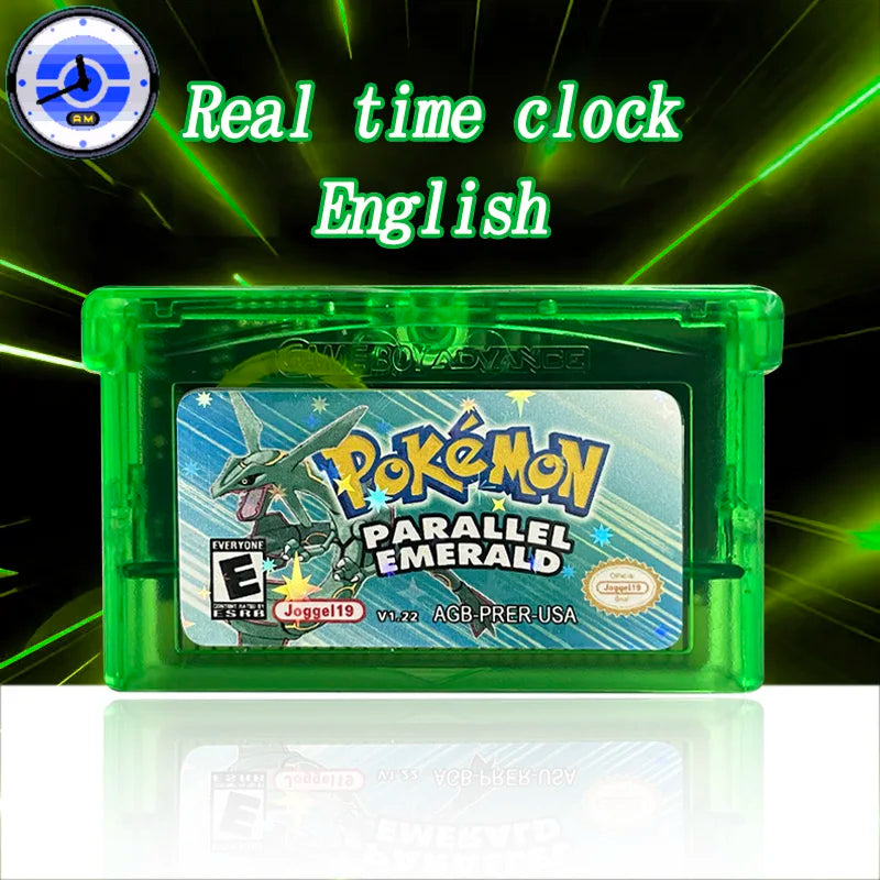 GBA Game USA pokemon blazing emerald CHRONICLES ELYSIUM Emerald Imperium Emerald Legacy Cartridge Card Rom Hack English