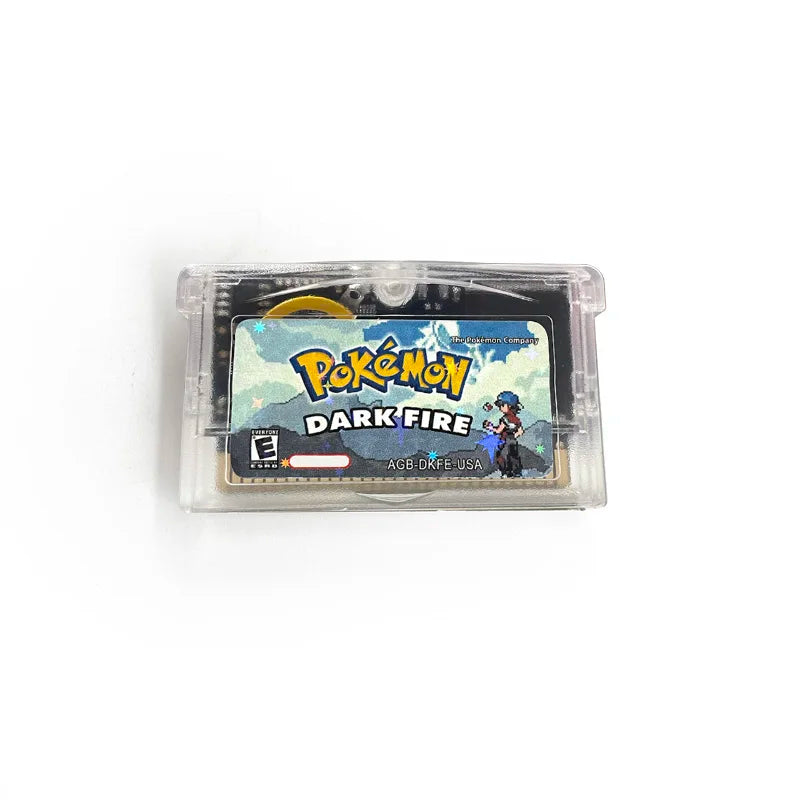 Pokemon DARK FIRE USA RTC Flash cart GBA Nintendo Game Cartridge Video Console Card Rom Hack English