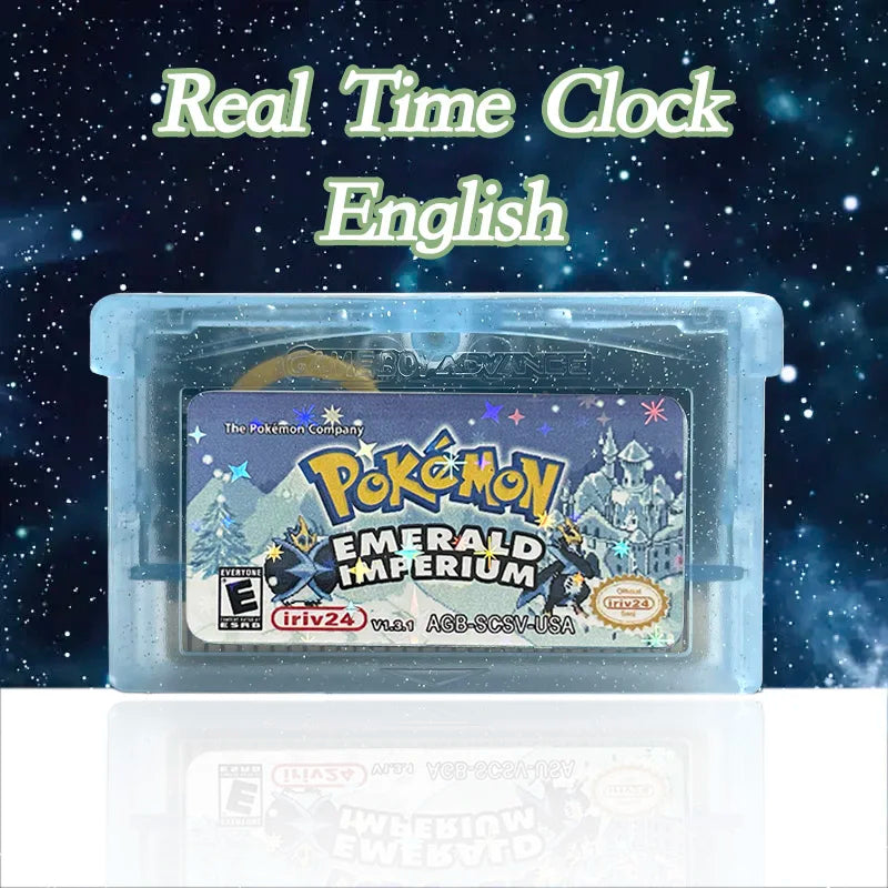 GBA Game USA ESP pokemon quetzal Odyssey radical red dark worship flora sky scorched Cartridge Card Rom Hack English Spanish