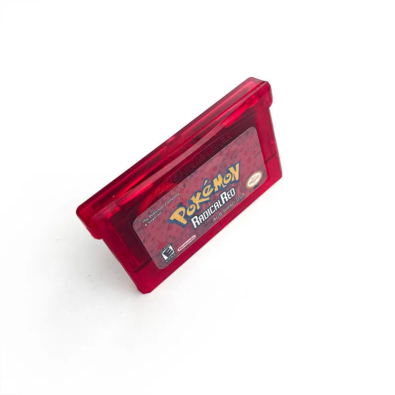 Pokemon RADICAL RED USA RTC Flash cart GBA Nintendo Game Cartridge Video Console Card Rom Hack English
