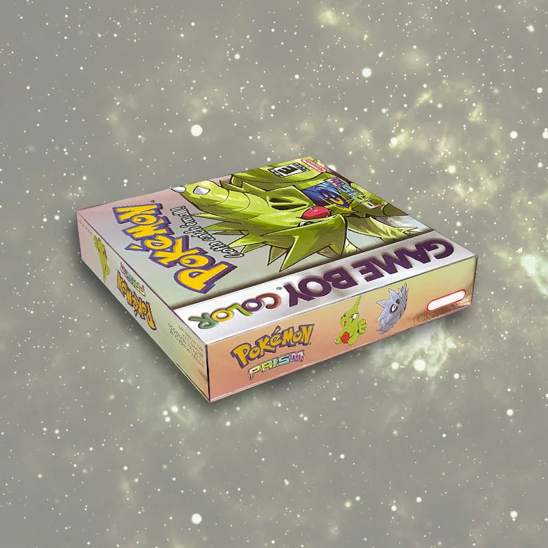 Pokemon prism USA ESP NOE RTC Flash cart GBC Nintendo Game Cartridge Video Game Console Card Rom Hack English Spanish German