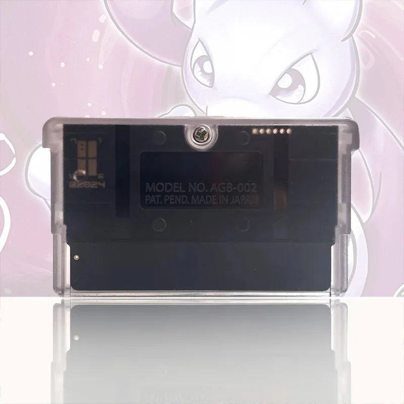 GBA Game Pokemon Glazed v8.6.3.gba ESP USA PT Version RTC Flash cart Cartridge Rom Hack English Spanish Portuguese