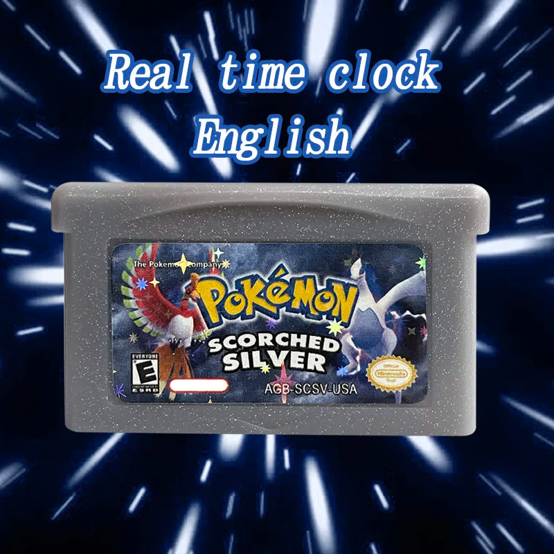 Pokemon RADICAL RED USA RTC Flash cart GBA Nintendo Game Cartridge Video Console Card Rom Hack English
