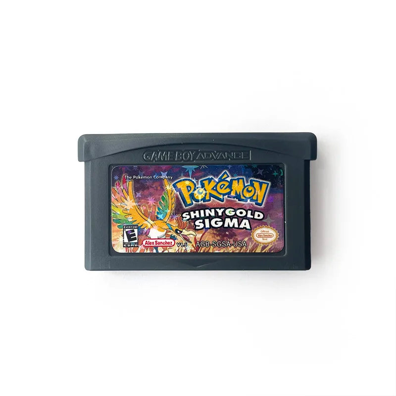 GBA Game USA Pokemon FLORA SKY liquid crystal shiny gold sigma gaia dark worship Cartridge Game Console Card Rom Hack English