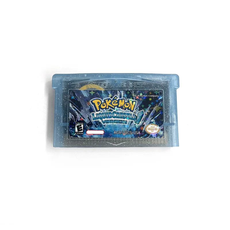 USA RTC Flash cart Pokemon liquid crystal version GBA Nintendo Game Cartridge Video Rom Hack English