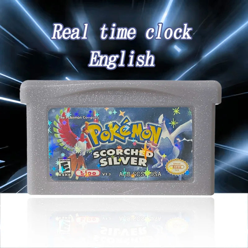 GBA Game USA ESP pokemon quetzal Odyssey radical red dark worship flora sky scorched Cartridge Card Rom Hack English Spanish