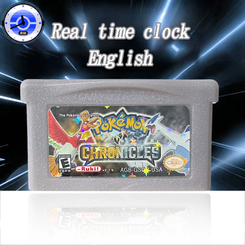 GBA Game USA pokemon blazing emerald CHRONICLES ELYSIUM Emerald Imperium Emerald Legacy Cartridge Card Rom Hack English