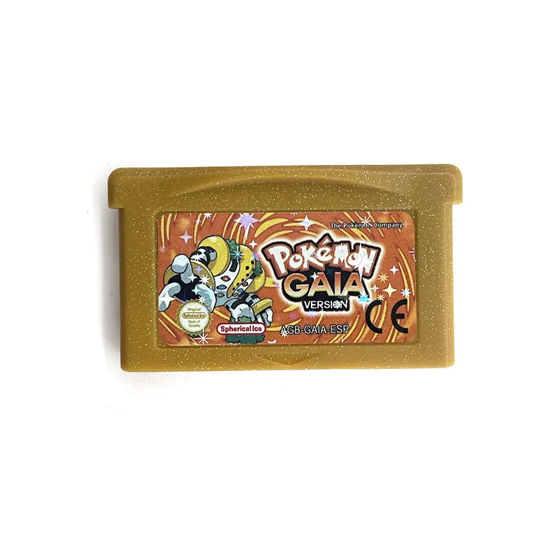 ESP Spanish 1 M Flash cart Pokemon Flora sky GAIA ash hoenn FIRERED Rocket Edition Cartridge Video Game Card Rom Hack