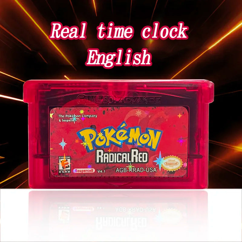 GBA Game USA pokemon blazing emerald CHRONICLES ELYSIUM Emerald Imperium Emerald Legacy Cartridge Card Rom Hack English