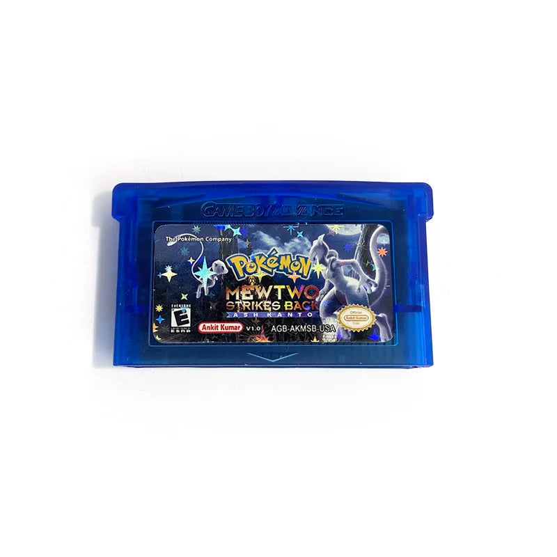 USA Version Pokemon MEWTWO STRIKES BACK v 1.0 1 M Flash cart  GBA  Game Cartridge Rom Hack English