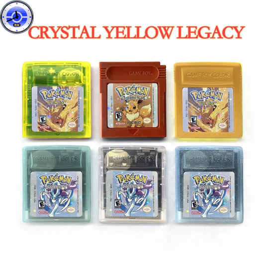 USA RTC Flash Cart Pokemon crystal legacy yellow legacy special eevee Battery Save Real Time Clock game cartridge for gbc gameboy Color