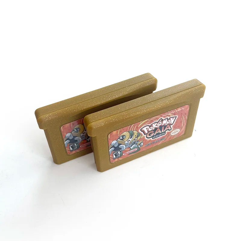 Pokemon GAIA USA ESP PT 1 M Flash cart GBA Nintendo Game Cartridge Video Game Card Rom Hack Portuguese Spanish English