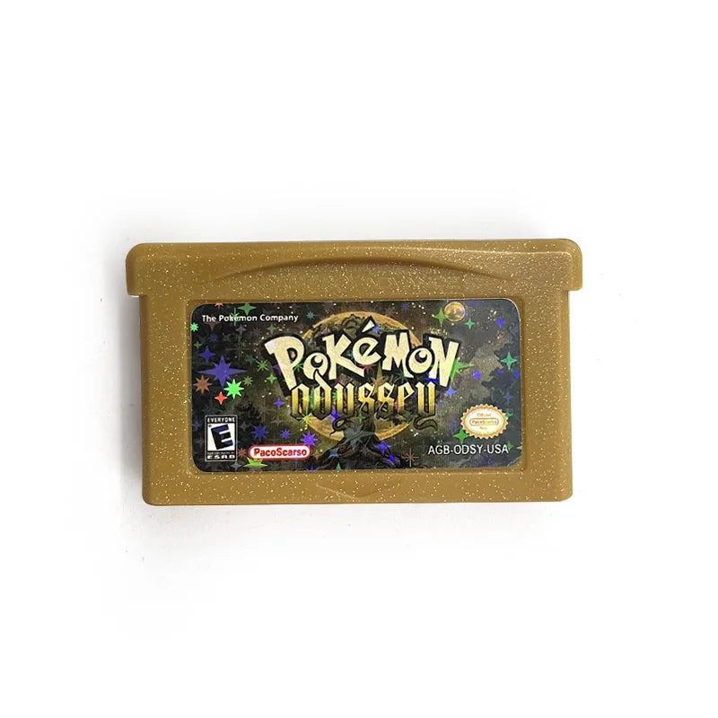 USA Version Pokemon Odyssey RTC Flash cart Real Time Clock box trey GBA Game Cartridge Video Game Console Rom Hack English