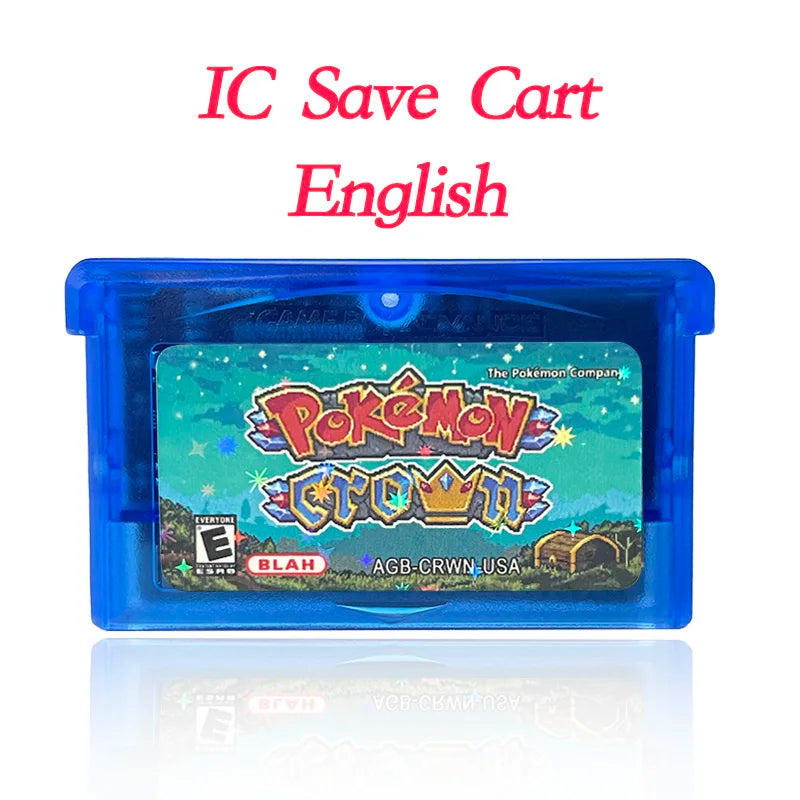 GBA Game USA Pokemon FLORA SKY liquid crystal shiny gold sigma gaia dark worship Cartridge Game Console Card Rom Hack English