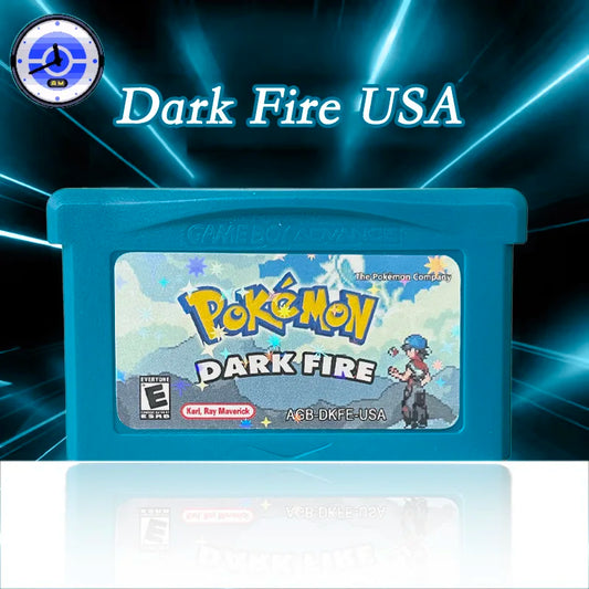 USA Version Pokemon DARK FIRE v2.1.3.gba RTC Flash cart Real Time Clock GBA Game Cartridge Rom Hack English