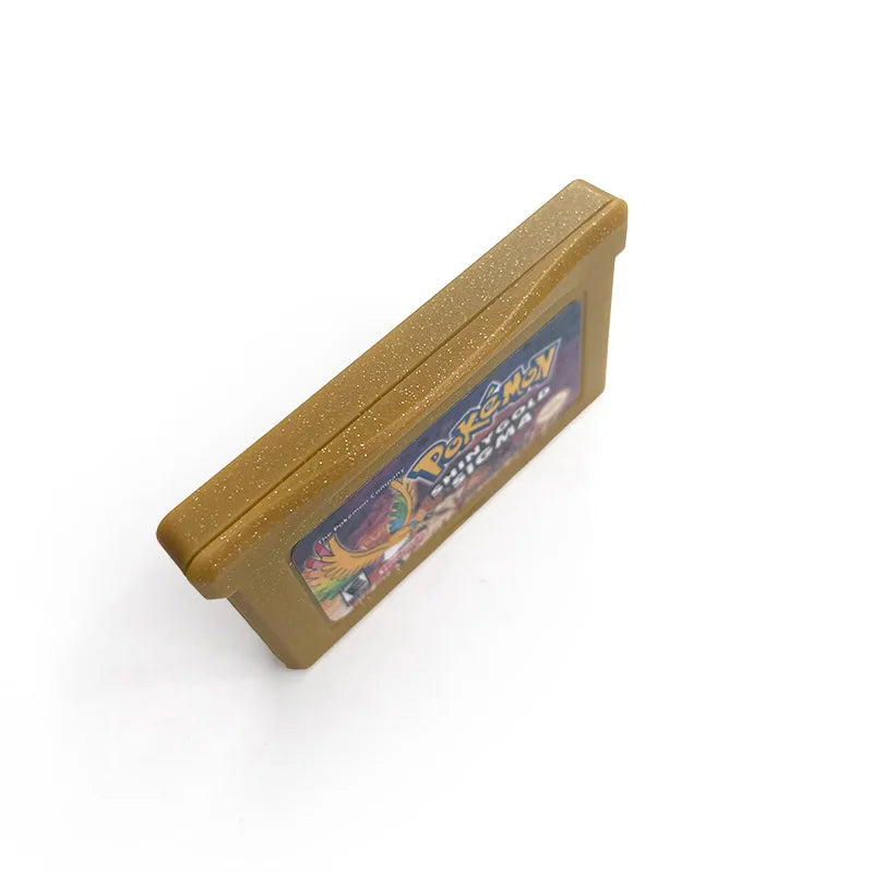 USA 1 M Flash cart Pokemon shiny gold sigma GBA Game Cartridge Video Game Console Rom Hack English