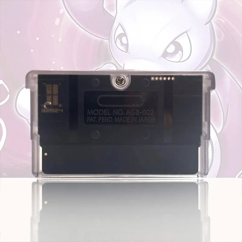 Pokemon glazed USA ESP PT Version GBA Game RTC Flash cart Cartridge Video Game Card Rom Hack Spanish Portuguese English