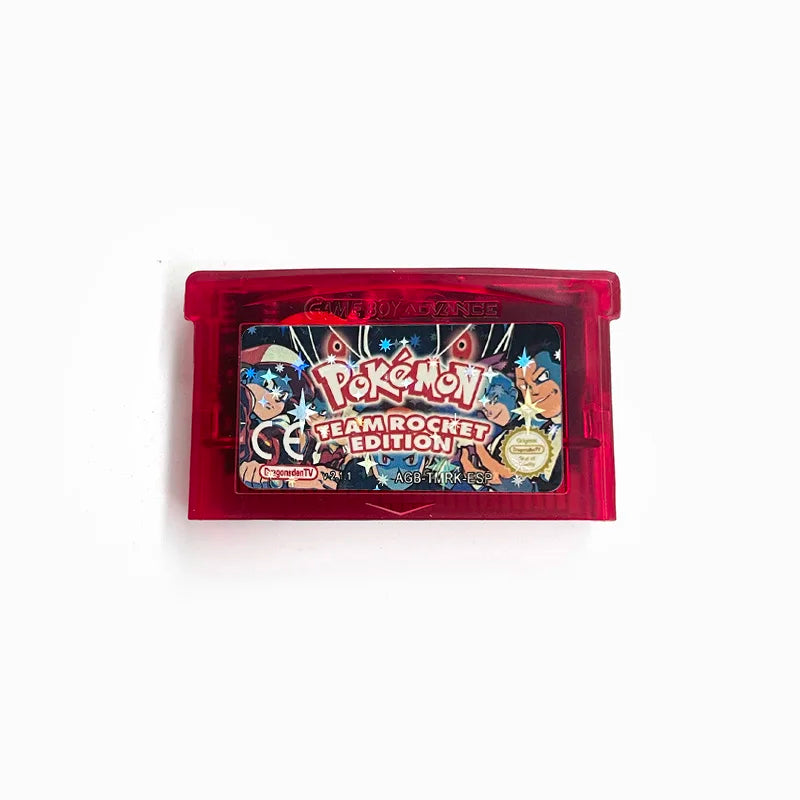 ESP Spanish RTC Flash cart pokemon QUEZAL team rocket glazed quetzal dark worship unbound Cartridge Card Rom Hack for gba