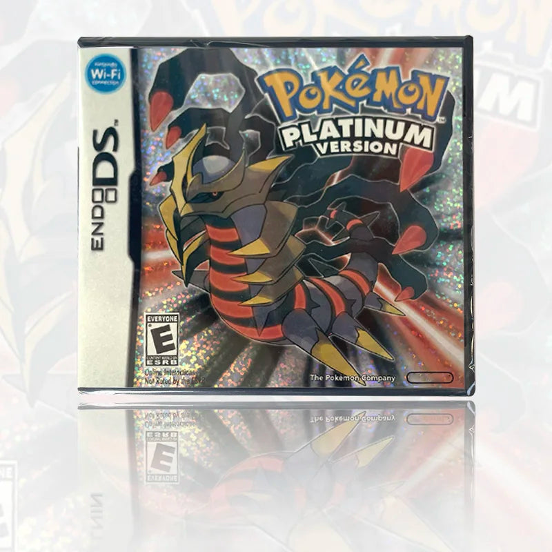 USA Version Platinum HeartGold pokemon SoulSilver Diamond Pearl New Sealed Package game Cartridge With Box and Manual For DS