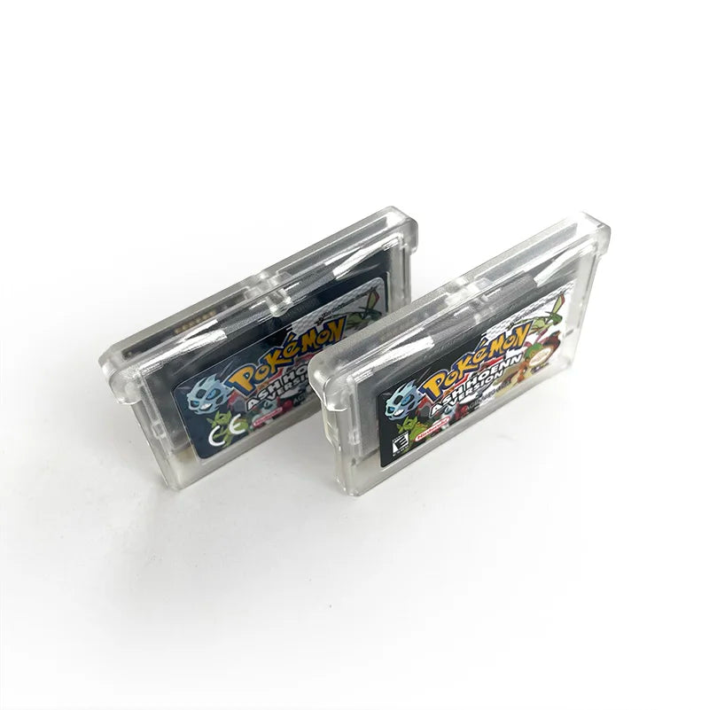 Pokemon ashhoenn version USA ESP 1 M Flash cart GBA Nintendo Game Cartridge Video Console Card Rom Hack Spanish English