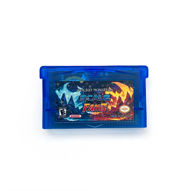 USA/NTSC RTC Flash cart Pokemon QUEZAL Spades Clubs POCKET MONSTERS SCALE TANS RADICAL RED GBA Game Cartridge Card Rom Hack