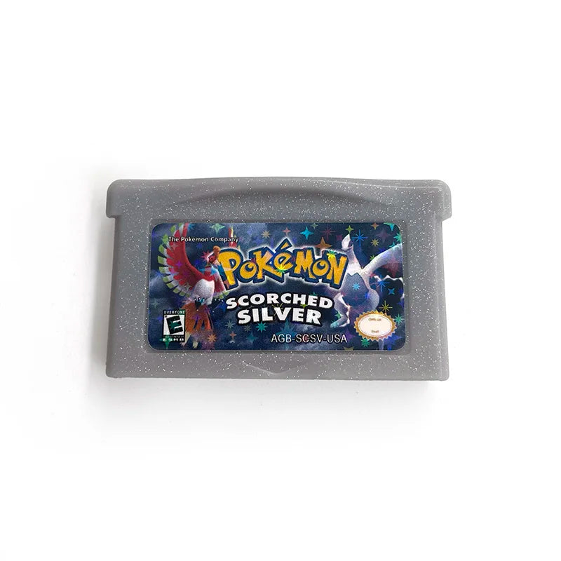 USA Version Pokemon scorchedsilver v1.3.gba RTC Flash cart Real Time Clock GBA Game Cartridge Video Console Card Rom Hack English