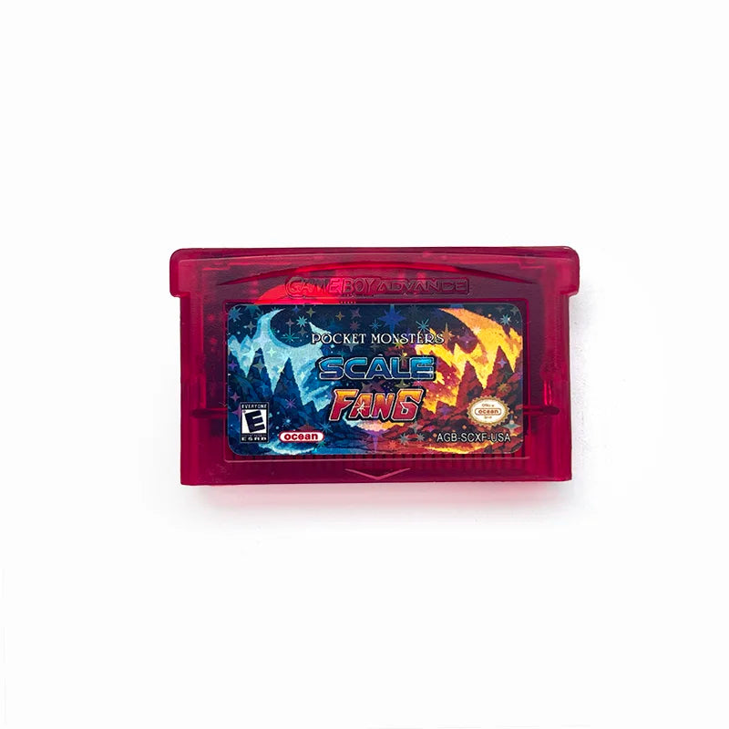 USA/NTSC RTC Flash cart Pokemon QUEZAL Spades Clubs POCKET MONSTERS SCALE TANS RADICAL RED GBA Game Cartridge Card Rom Hack