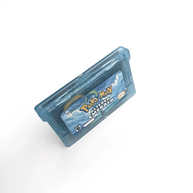 Pokemon altered emerald USA RTC Flash cart GBA Nintendo Game Cartridge Video Console Card Rom Hack English