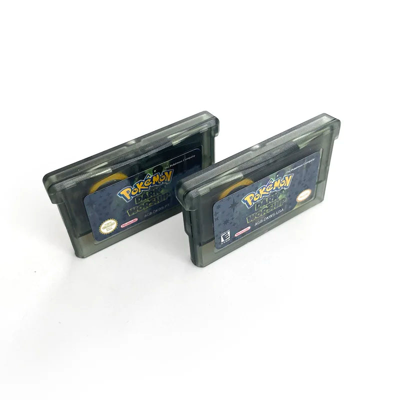 Pokemon dark worship USA PT Version RTC Flash cart GBA Nintendo Game Cartridge Video Console Card Rom Hack Portuguese English