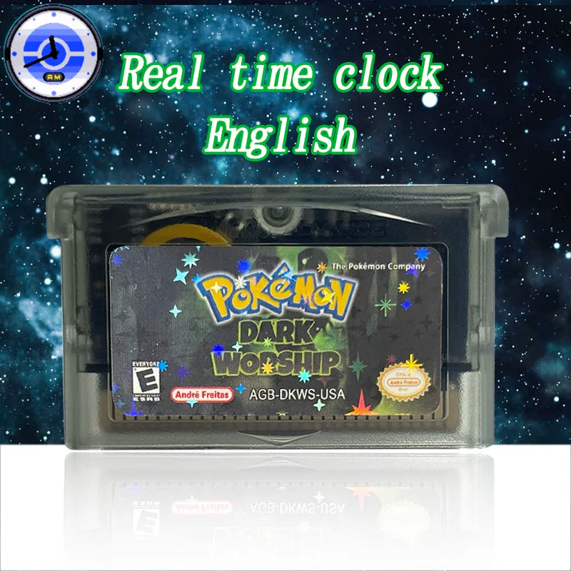 GBA Game USA pokemon blazing emerald CHRONICLES ELYSIUM Emerald Imperium Emerald Legacy Cartridge Card Rom Hack English