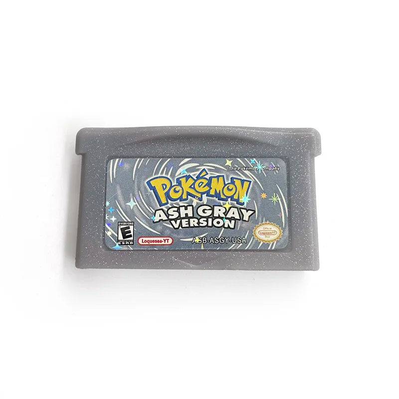 USA Version Pokemon ASH GRAY version 1 M Flash cart  GBA  Game Cartridge Rom Hack English