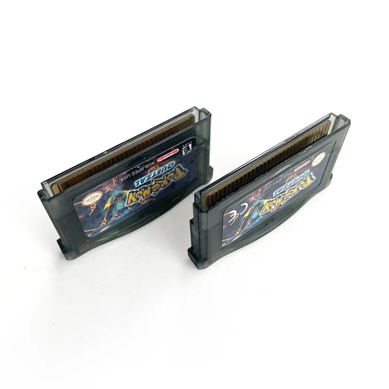 Pokemon quetzal ESP USA Version RTC Flash cart GBA Nintendo Game Cartridge Video Game Console Card Rom Hack Spanish English