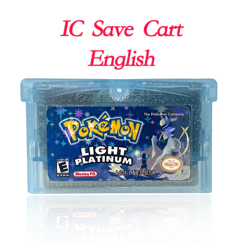 GBA Game USA Pokemon FLORA SKY liquid crystal shiny gold sigma gaia dark worship Cartridge Game Console Card Rom Hack English