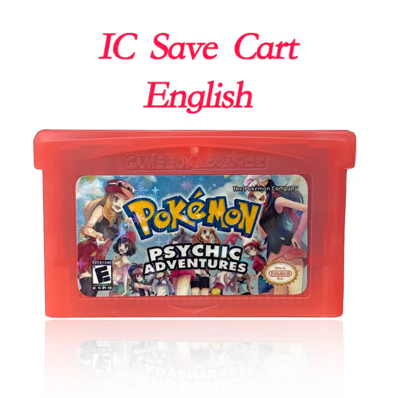 GBA Game USA Pokemon FLORA SKY liquid crystal shiny gold sigma gaia dark worship Cartridge Game Console Card Rom Hack English