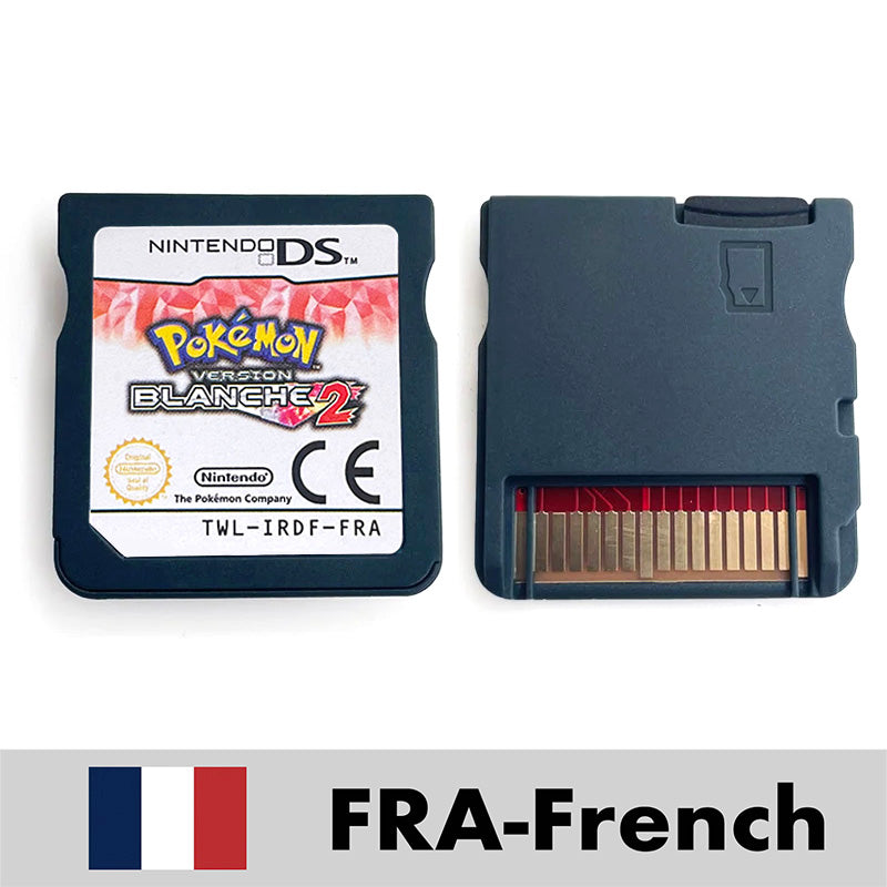USA FRA ITA NOE ESP Pokemon HeartGold SoulSilver Black 1 2 White 1 2 Nintendo Game Cartridge for DS NDS 3DS