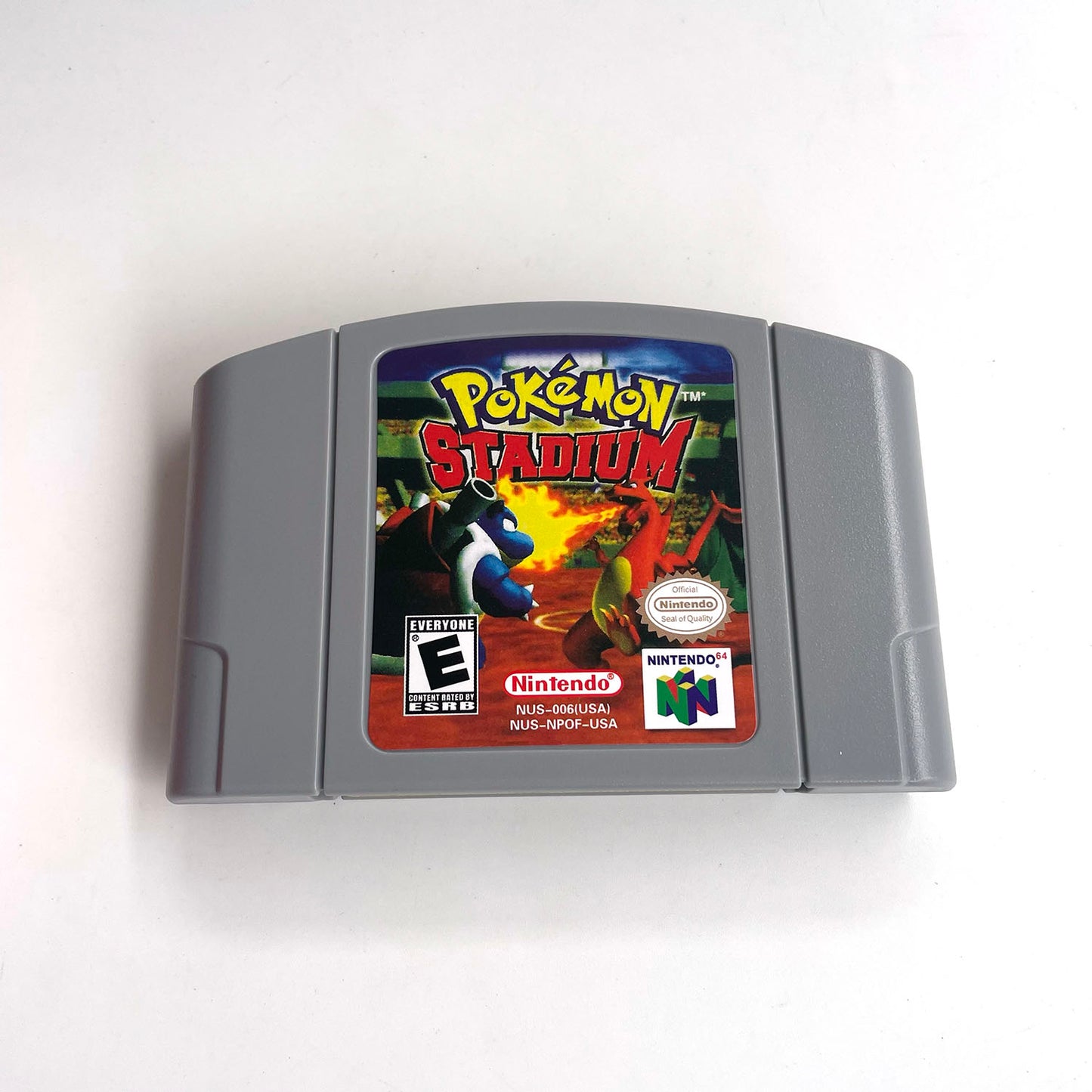 Pokemon stadium game cartridge with tray box for N64 Nintendo 64