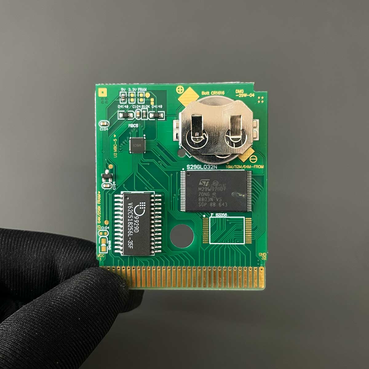 Game Cartridge (PCB battery save) cart for Gameboy games gbc