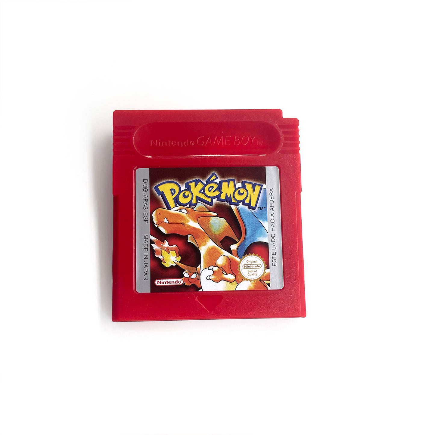 gbc game ESP Spanish pokemon red version Battery save no RTC Flash pokemon rojo cartridge with tray box gbc game boy color