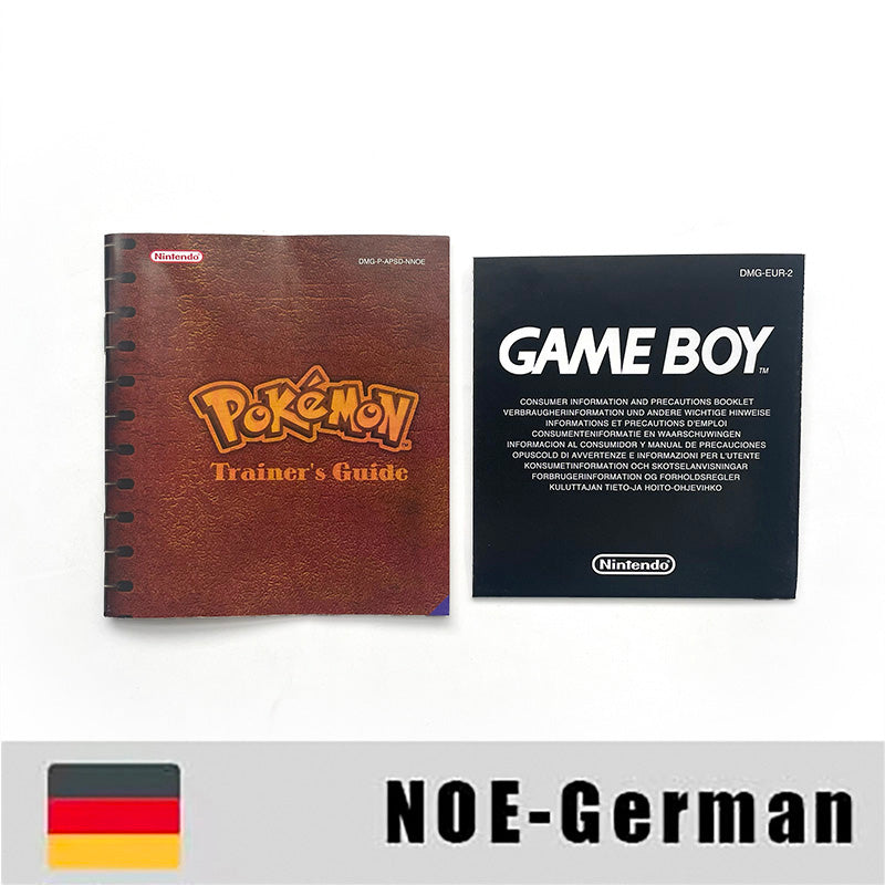 GBC game NOE German pokemon yellow version Nintendo Battery save NO RTC flash pokemon gelb cartridge manual tray box gbc game boy color