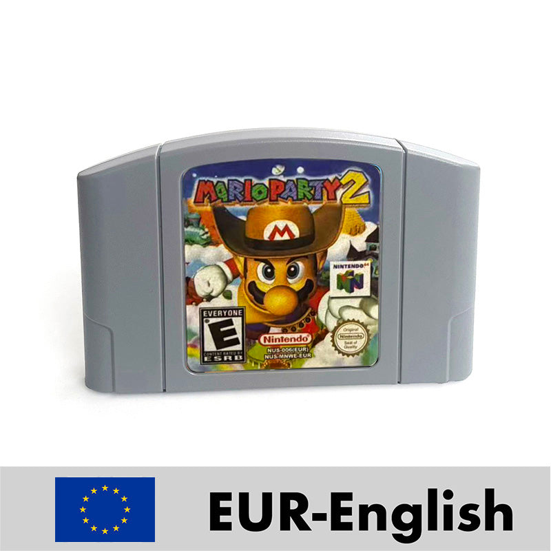 EUR PAL Version English Zelda Major Mask Resident Evil 2 Banjo Kazooie Mario Party 2 Game Cartridge for N64 Nintendo 64
