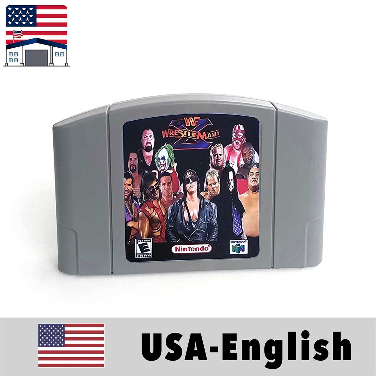 （Shipped From The United States) Mortal-Kombat Series WCW WWF USA NTSC Version English Retro Video Game Consoles 64bit Game Cartridge for N64