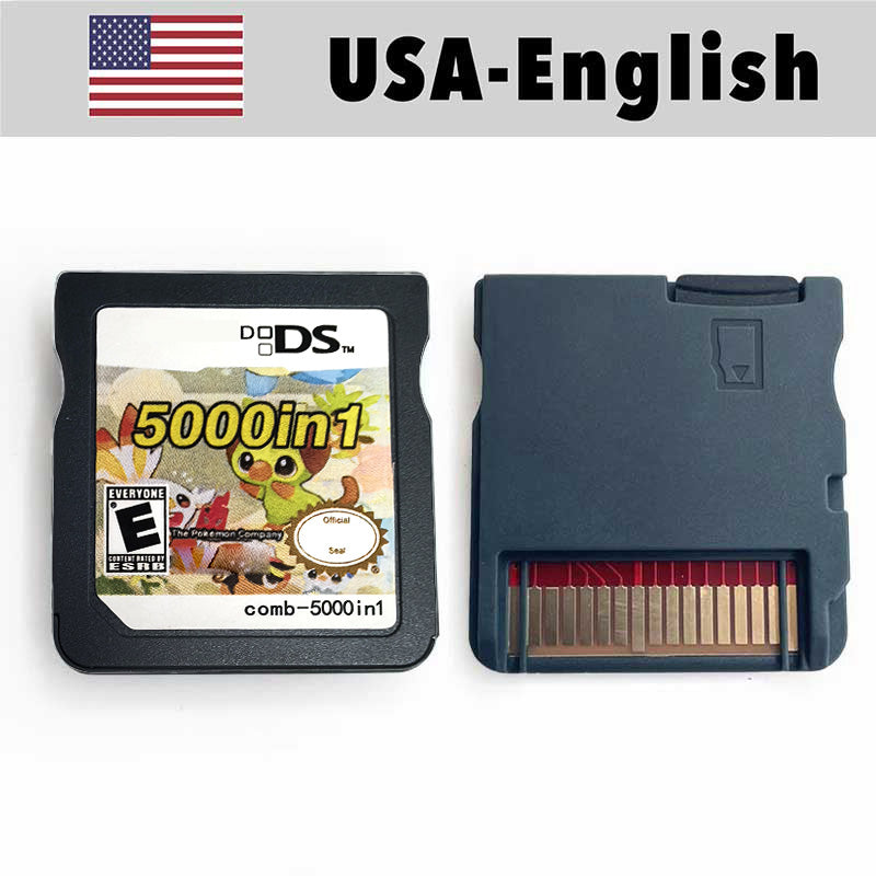 （Shipped from the United States）USA English 208 in 1,482 in 1,486 in 1,500 in 1,510 in 1,4300 in 1,5000 in 1,7800 in 1 Game Cartridge for DS Console