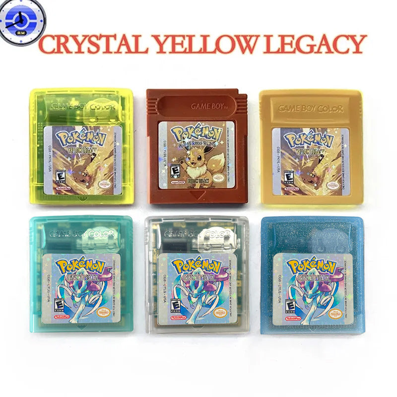 USA RTC Flash Cart Pokemon crystal legacy yellow legacy special eevee Battery Save Real Time Clock game cartridge for gbc gameboy Color